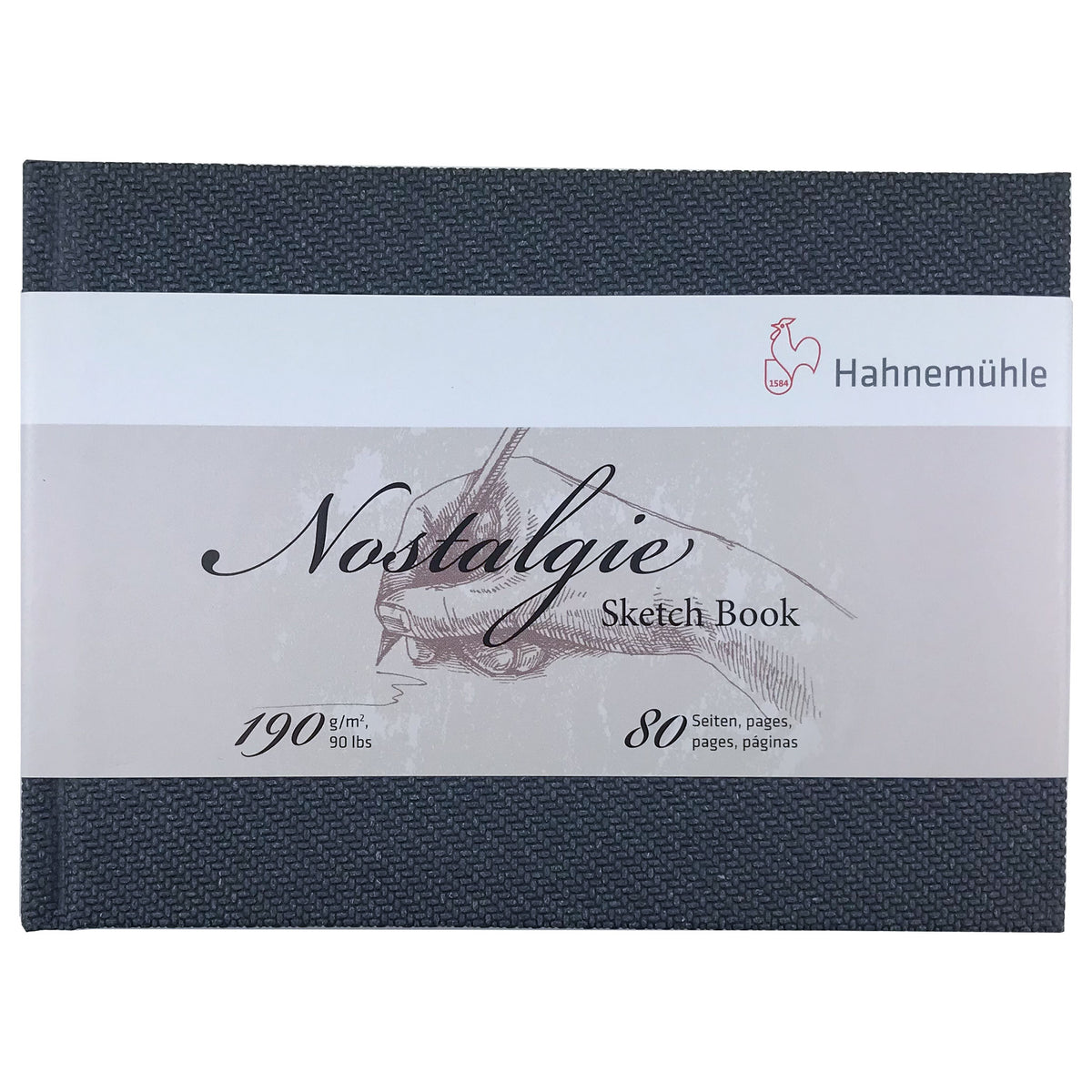 Hahnemuhle Nostalgie Sketch Book- A4 Portrait (12 x 8.5)- 80 Pages