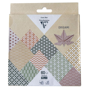 Clairefontaine Origami Paper Pack - 60 Sheets - Autumn Collection