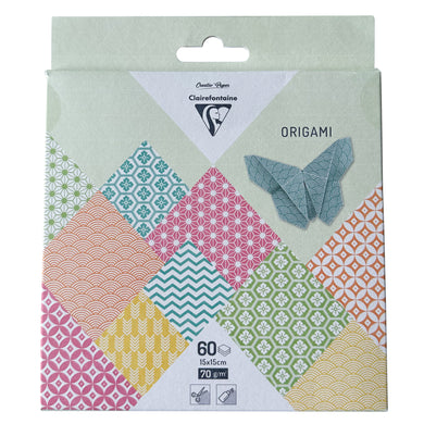 Clairefontaine Origami Paper Pack - 60 Sheets - Summer Collection