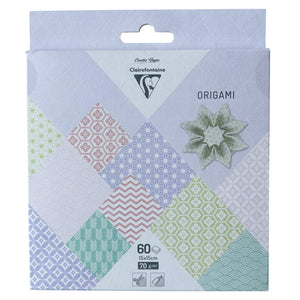 Clairefontaine Origami Paper Pack - 60 Sheets - Spring 2 Collection