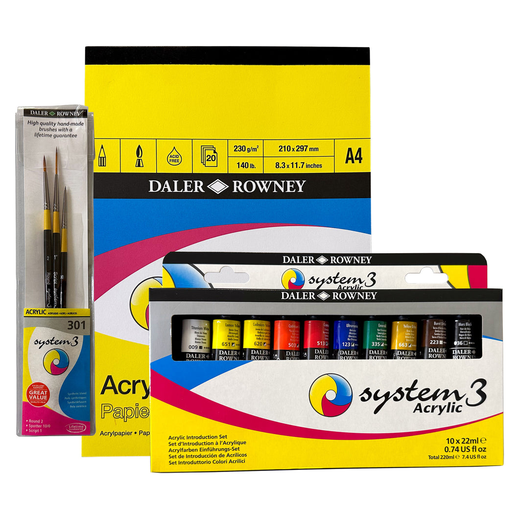 Daler Rowney System 3 Bundle