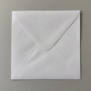 Thick White Card Blanks and Envelopes Pack of 25