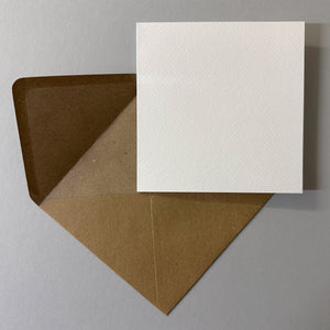 Watercolour Card Blanks and Envelopes Pack of 12