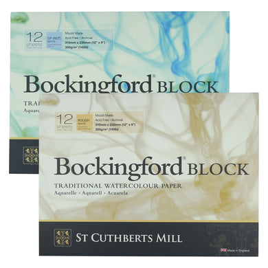 20 x Bockingford Watercolour Paper 425gsm (200lbs) - Extra Rough