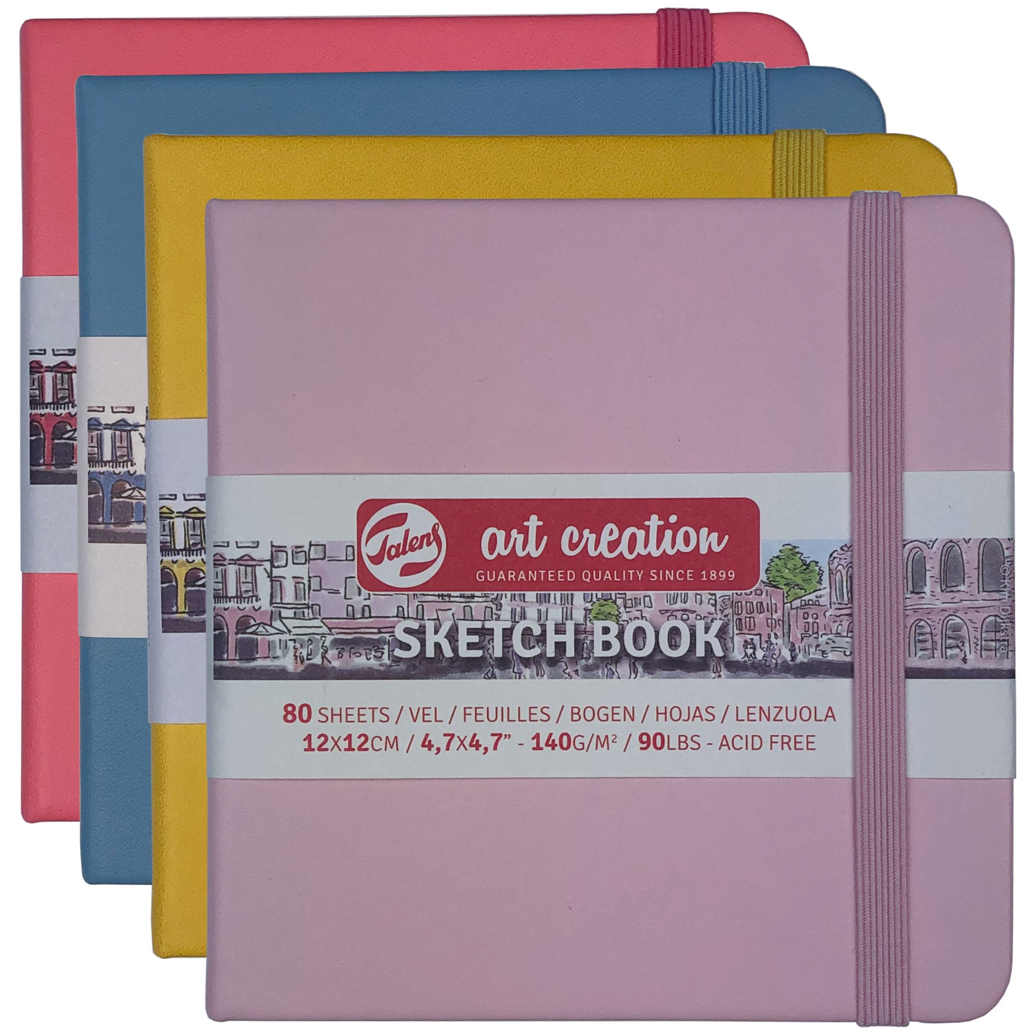 Royal Talens : Art Creation : Hardback Sketchbook : 13x21cm : Black -  Sketchbooks - Paper & Card - Surface
